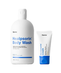 Hermz-Healpsorin Body Wash 500ml + Healpsorin Cream 50ml ZESTAW