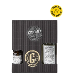 Groomen-Zestaw do Brody WIND (  Szampon do brody 150 ml, Balsam do brody 50 g, Olejek do brody 50 ml ) NOWA EDYCJA ZAPACHOWA
