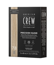 American Crew-Precision Blend Farba Odsiwiacz do Włosów 7-8 Light 3x40 ml