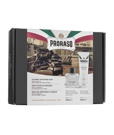 Proraso-Classic Shaving Duo (Krem do Golenia + Balsam po Goleniu) Linia Biała Zestaw do Golenia