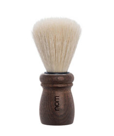 Muhle-NOM ALFRED 15DA Pędzel do Golenia z Naturalnej Szczeciny Ciemny Jesion