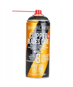 Immortal-Clipper Blades Care 8w1 Preparat do Czyszczenia i Konserwacji Sprzętów Fryzjerskich 400 ml