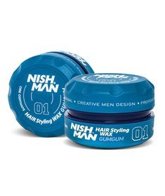 Nishman-01 Hair Styling Wax GumGum Pomada do Włosów Guma Balonowa 150 ml