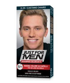 Just for Men-Szampon Odsiwiający do Włosów H-25 Light Brown