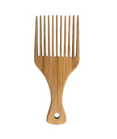 Barber Supply-Grzebień Afro Pick Drewniany