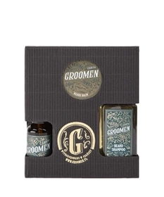 Groomen-Zestaw do Brody EARTH (  Szampon do brody 150 ml, Balsam do brody 50 g, Olejek do brody 50 ml )