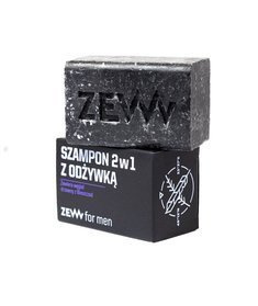 Zew-Szampon do Włosów 2w1 z Odżywką z Węglem Drzewnym z Bieszczad 85 ml