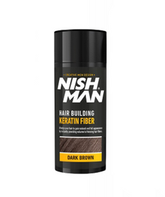 Nishman-Hair Building Keratin Fiber Dark Brown Puder Koloryzujący 21g
