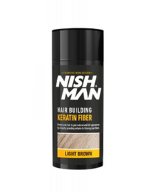Nishman-Hair Building Keratin Fiber Light Brown Puder Koloryzujący 21g