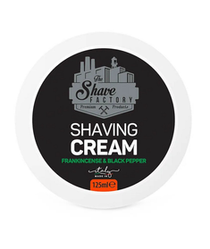 Shave Factory-Shaving Cream Frankincense & Black Pepper Krem do Golenia 125ml