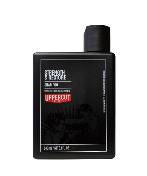 Uppercut Deluxe-Strength & Restore Shampoo Wzmacniający Szampon do Włosów 240ml
